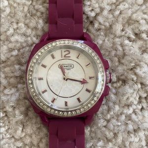 Purple coach watch